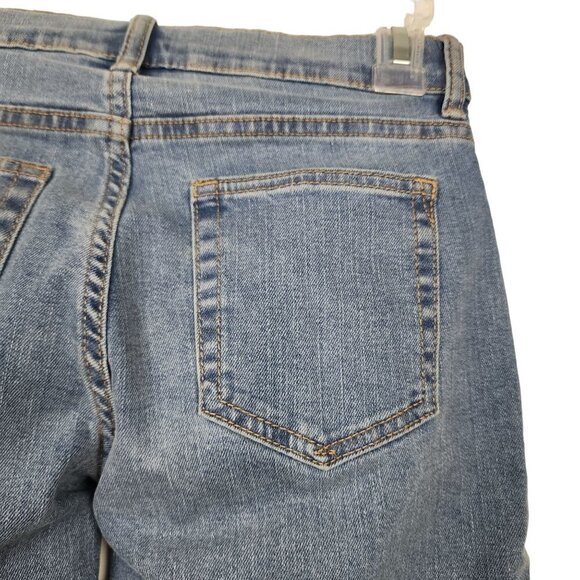 GAP Kids Denim Boys Stretch Straight Jeans Medium Wash Size 10 - Picture 4 of 9